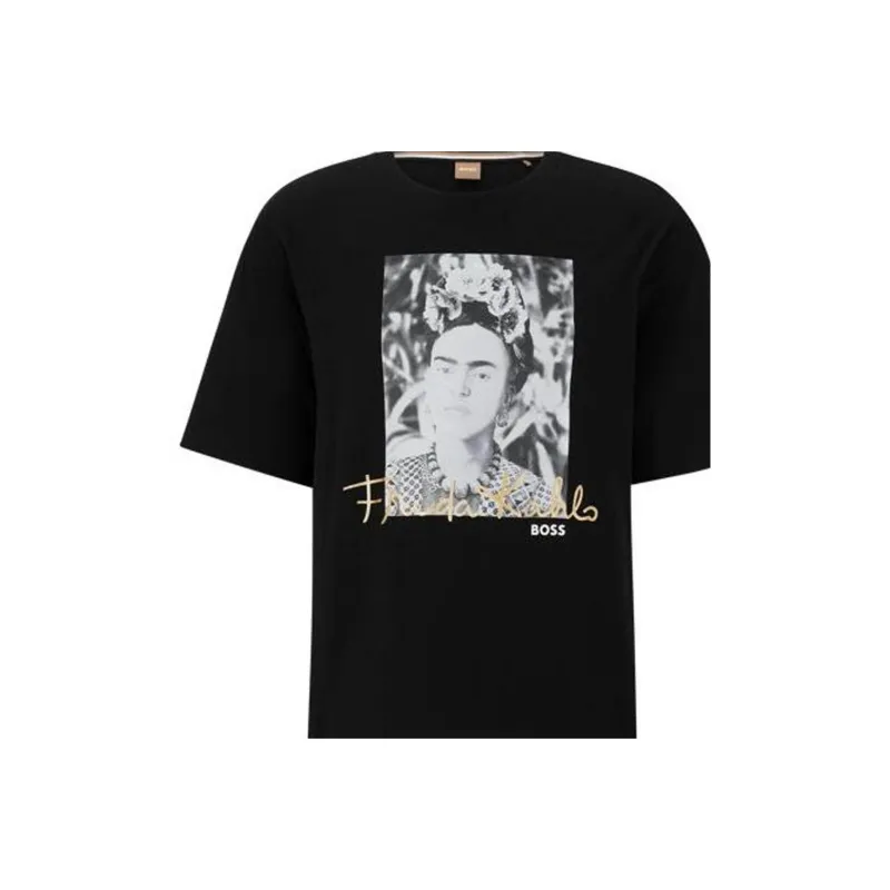 HUGO BOSS HUGO BOSS X Frida Kahlo T-Shirts Unisex Black-4