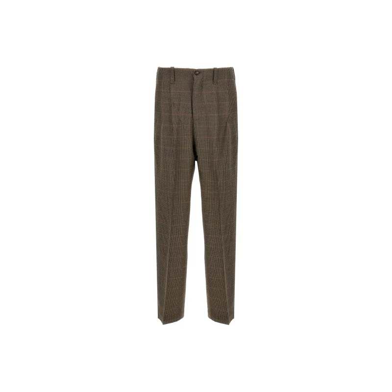 Golden Goose Isiah Checked Tapered Trousers-0