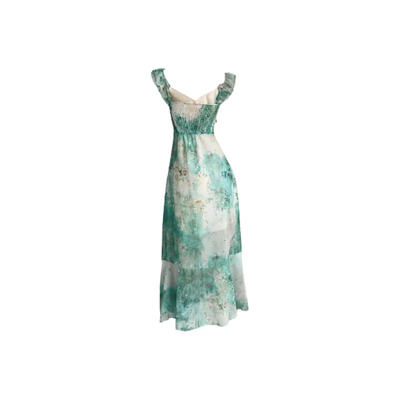 KYKW Slip Dresses Women's Green-1
