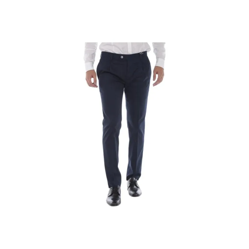 DANIELE ALESSANDRINI Casual Pants Men's Blue-0