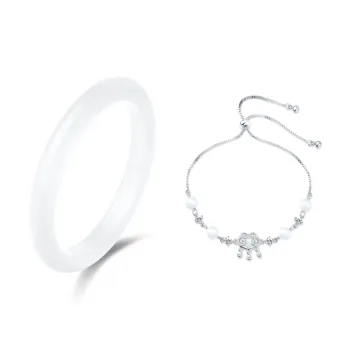 GIFU Glass Cat Eye Jade Bangles Women's