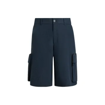 ARMANI EXCHANGE Casual Shorts Men Navy Blue