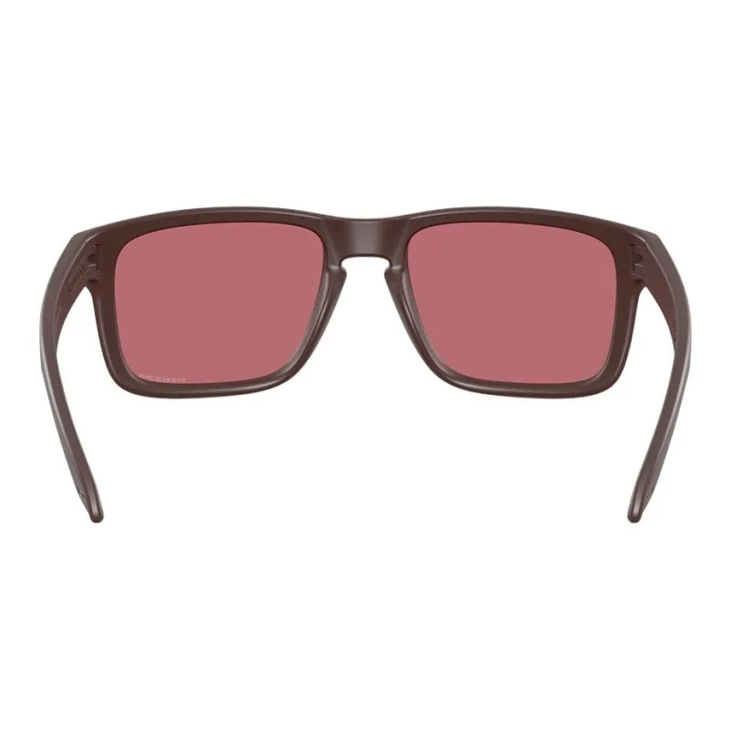 Oakley Plastic Irregular Shape Sunglasses Unisex Brown-1