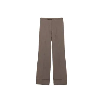 PRADA SS25 Casual Pants Men's Mud Gray