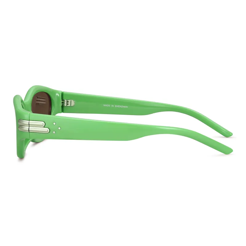 PULAIS TR/Memory Plastic Cat Eye Sunglasses Unisex-4