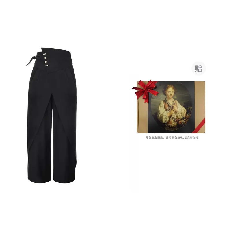 VALLEYOUTH Casual Pants Unisex Black-3