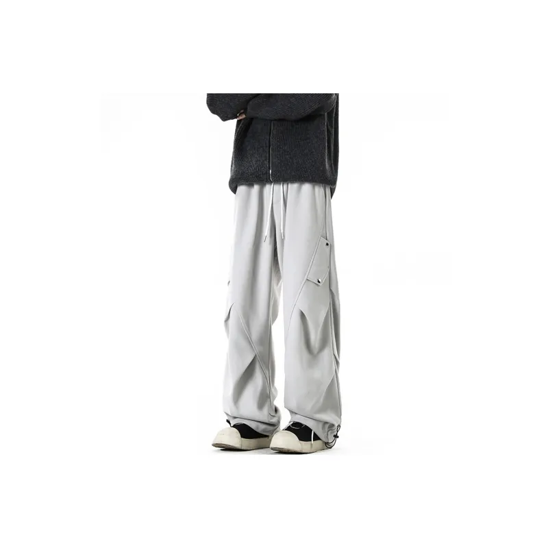 BEAR UNION Casual Pants Unisex Ecru-0