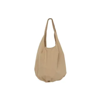 ARKET Cotton Tote Bag, Shopping Bag, Handbag Large Size Unisex Beige