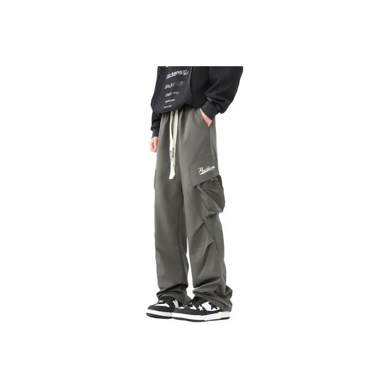 David Bakken Cargo Pants Wide Leg Casual Pants Unisex-12