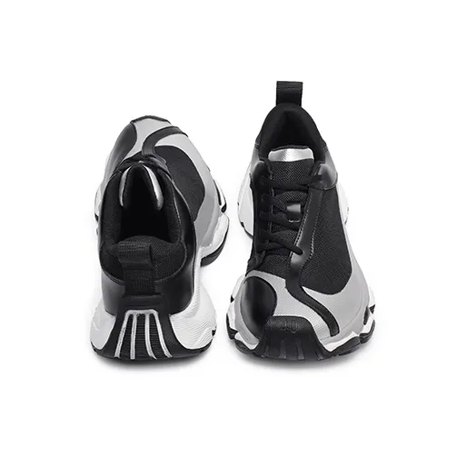 APRHE Slip Resistant, Breathable, Lightweight, Height Increasing Low Top Chunky Sneakers Unisex-4