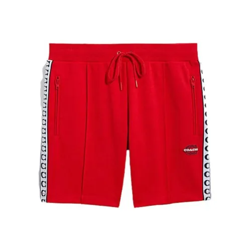 COACH SS23 Casual Shorts Men's Red