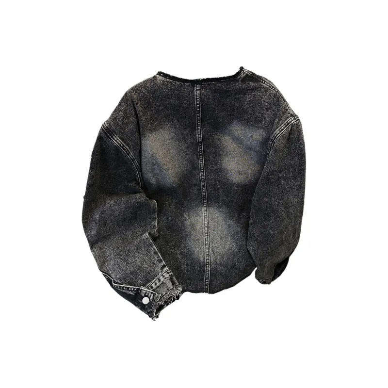 Kastinger Denim Jacket Unisex Black Gray-1