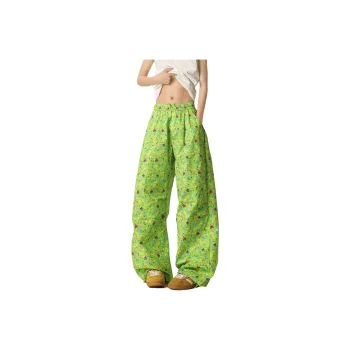 Teddy Zoo Casual Pants Unisex Green