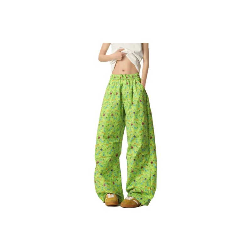 Teddy Zoo Casual Pants Unisex Green-0
