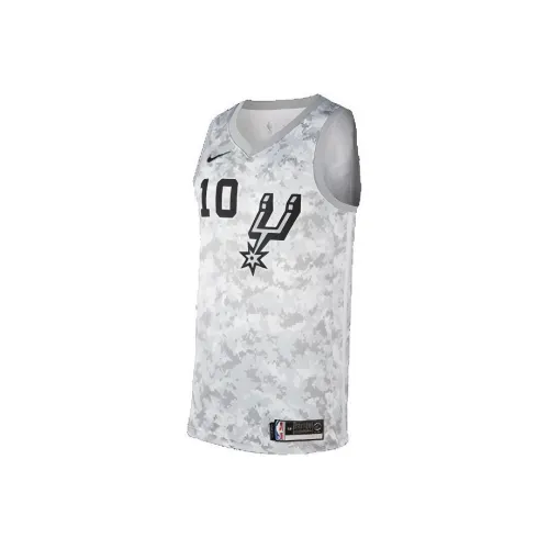 Nike x NBA Basketball Jerseys Men's White Camouflage