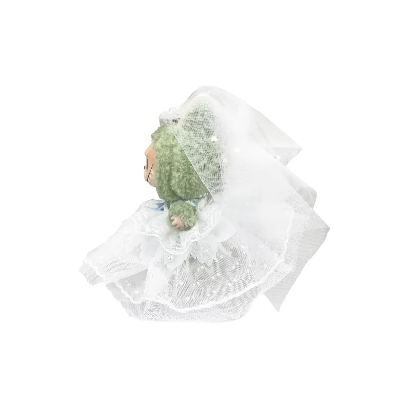 [Modified Doll] POP MART Labubu THE MONSTERS Heartbeat Macaron Collection Dream Wedding, Cute Hang Tag Box 17cm-11