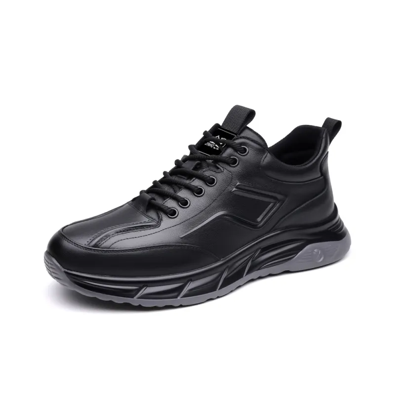 Jinho Casual Shoes Men Low Top Gray/Coffee-0