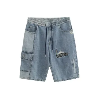 ONIARAI Denim Shorts Men's Light Blue 72
