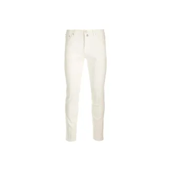 JACOB COHEN Logo Patch Straight Leg Jeans