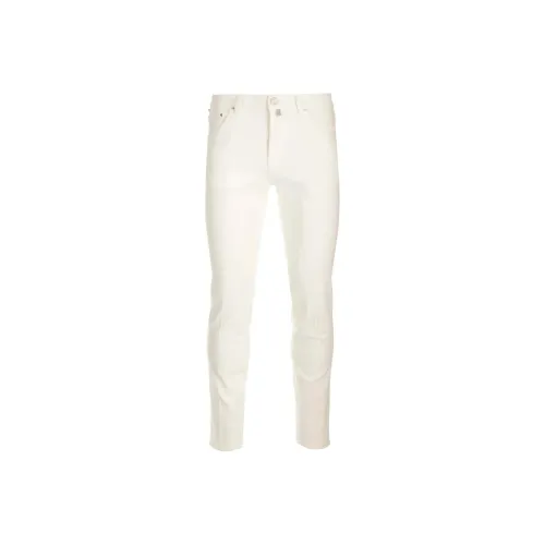 JACOB COHEN Logo Patch Straight Leg Jeans