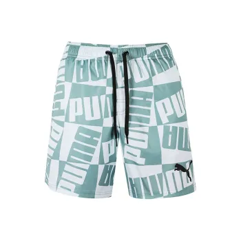 PUMA Beach Shorts Men Light Green