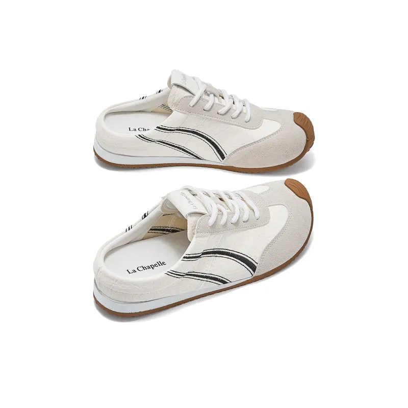 La Chapelle Slip Resistant, Abrasion Resistant, Lightweight Low Top Casual Shoes Women's Beige-3