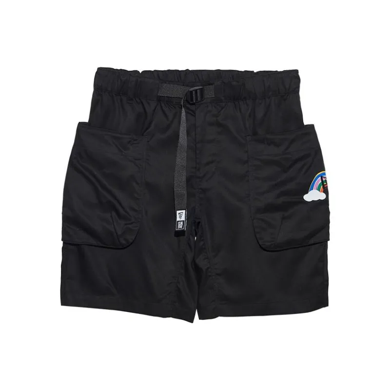 New Era Casual Shorts Unisex Black-0