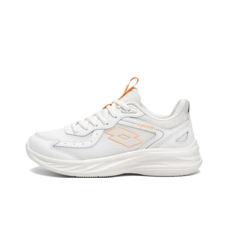 LOTTO Anti Slip Wear Resistant Low Top Casual Shoes Women's White-0