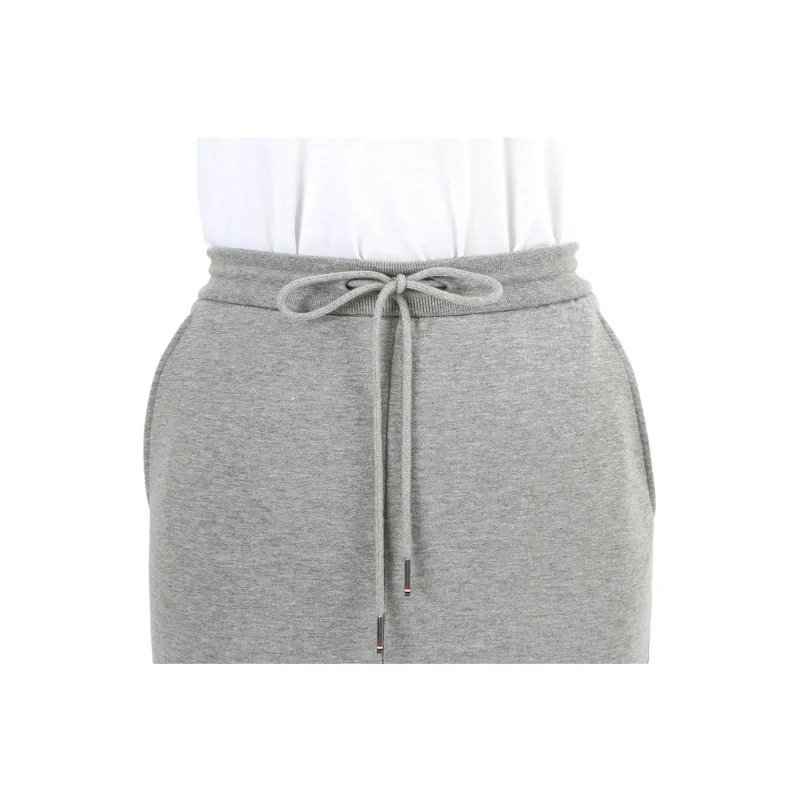 THOM BROWNE 4-Bar Fitted Skirt-5
