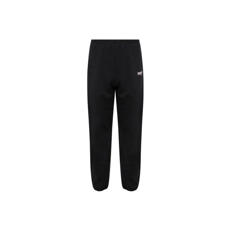 Balenciaga Casual Pants Regular Fit Men's Black-0