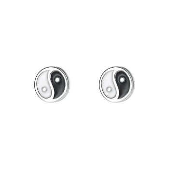 SHK Sterling Silver Stud Earrings Unisex