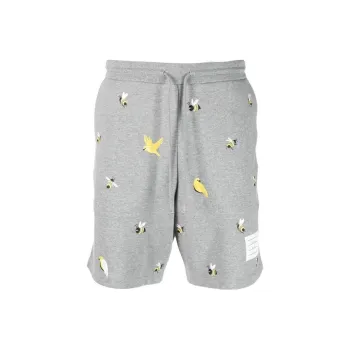 THOM BROWNE Casual Shorts Men Gray