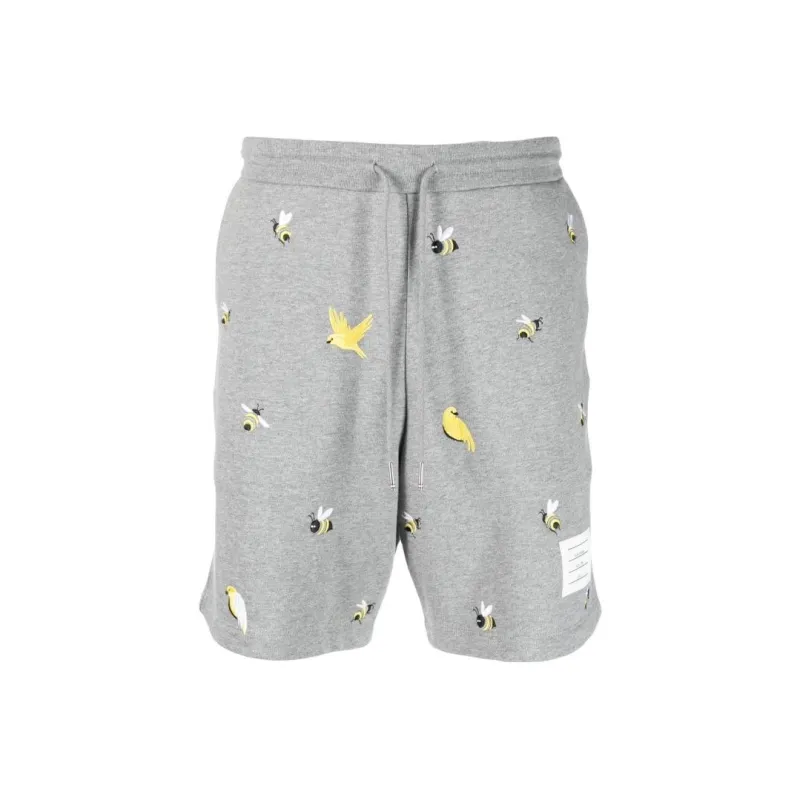 THOM BROWNE Casual Shorts Men Gray-0