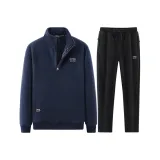 Top+Pants (Blue+Black)
