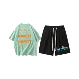Clothing Sets (Light Green Top+Black Pants)