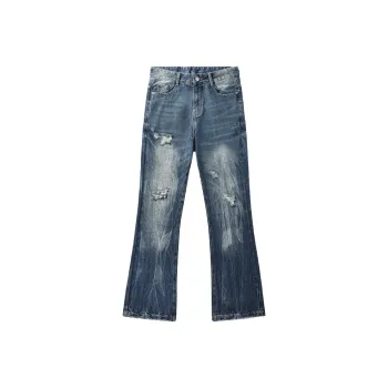 WIIPSOLID Jeans Unisex Blue