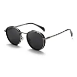 Gunmetal Frame with Gray Lens