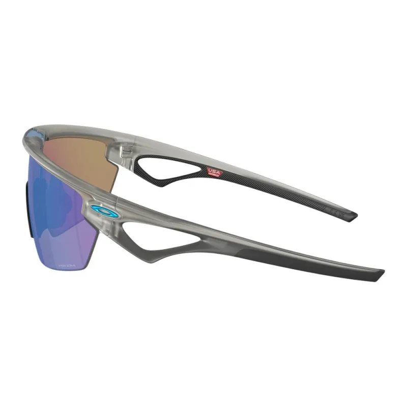 Oakley Plastic Irregular Shape Sunglasses Unisex Gray-2