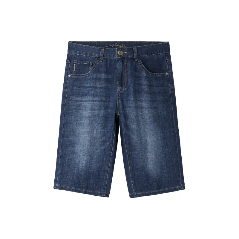 HLA Denim Shorts Men's Denim Blue Transition Color-0