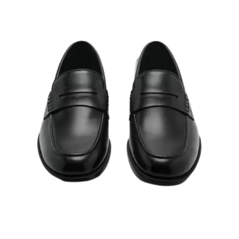 MANGO Loafers Men Black-3