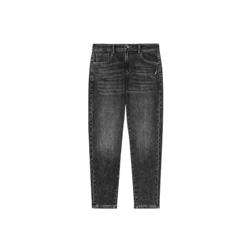 KIKC Casual Pants Men Mid Black