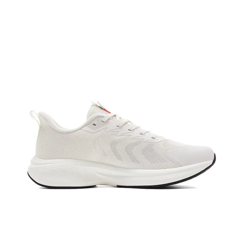 PEAK Abrasion Resistant Rebound Support Low Top Running Shoes Men's White Orange-1