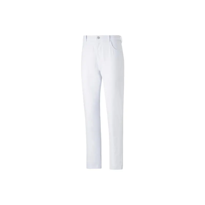PUMA Dealer 5 Pocket Casual Pants Men's White-0