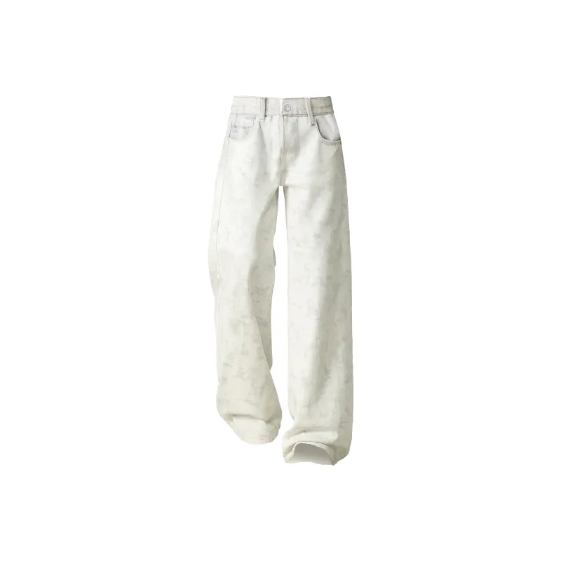 MARK WAFFLE Casual Pants Unisex White-0