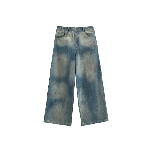 JHYQ Jeans Unisex Blue