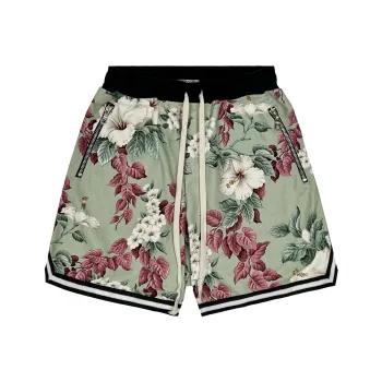 JUNGLE GURL Basketball Straight Fit Casual Shorts Unisex Ice Blue