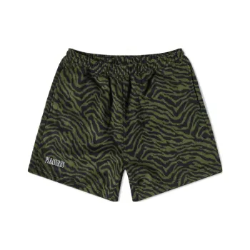 PLEASURES Casual Shorts Men Black Green