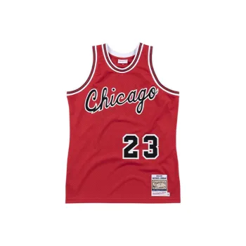 Mitchell Ness Basketball Jerseys Men Red