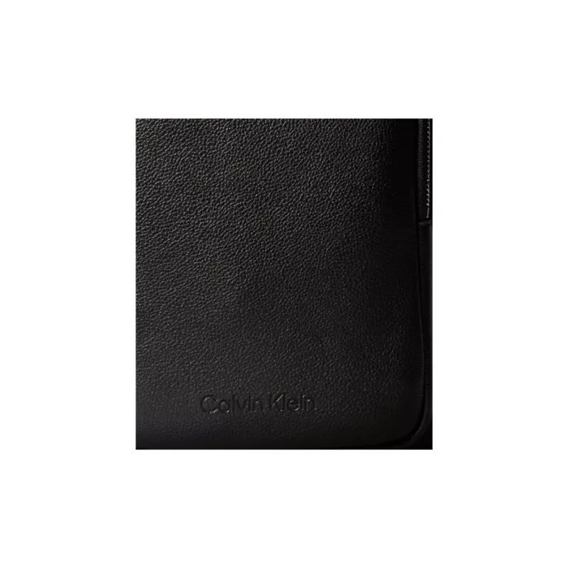 CALVIN KLEIN Polyurethane Reporter Bag Shoulder Bag Crossbody Bag Micro Men's Black-2