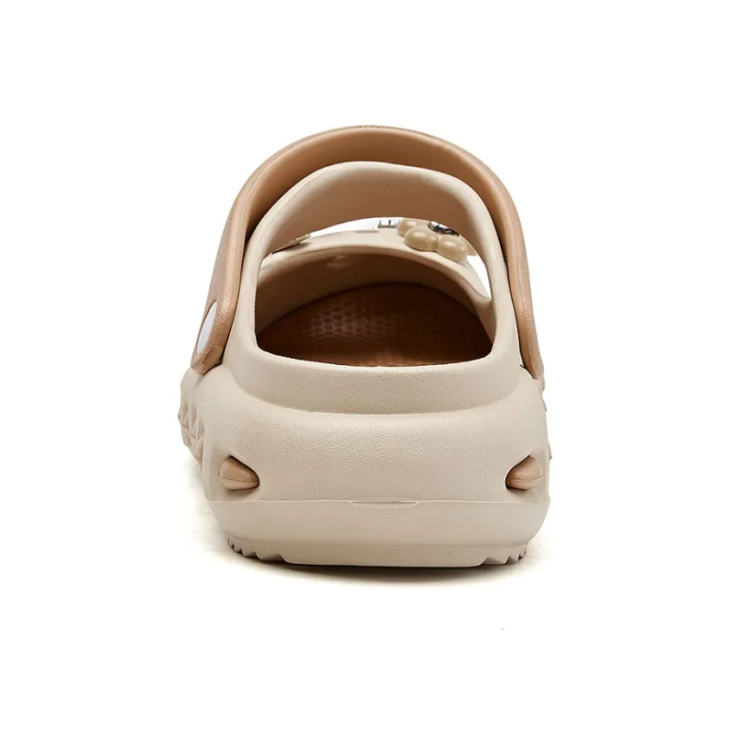 La Chapelle Clogs Women's Beige-3